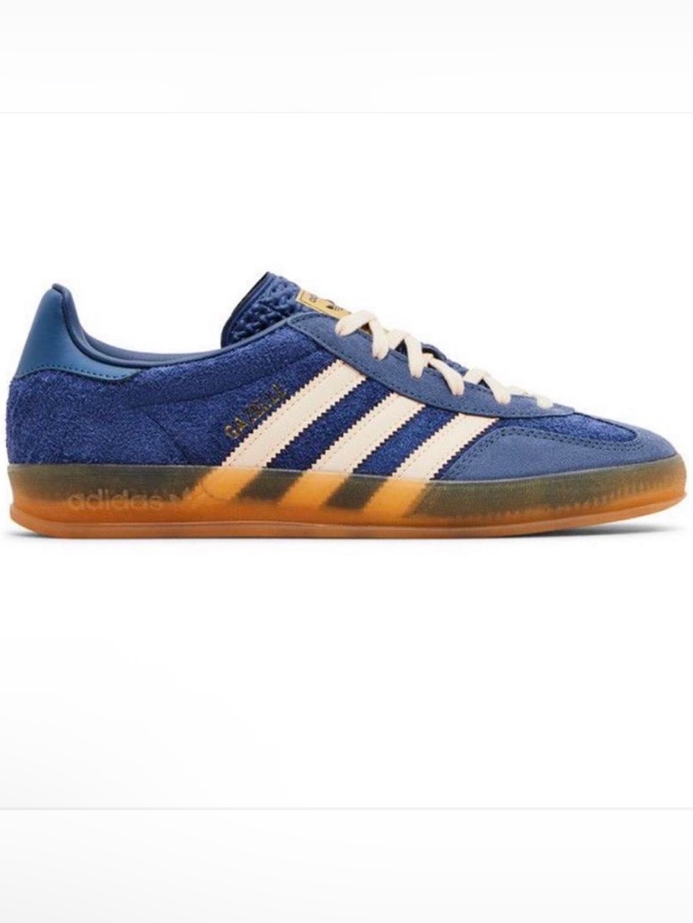 Adidas Gazelle Indoor 'Dark Blue Bliss Orange' sneakers - Picture 2 of 8